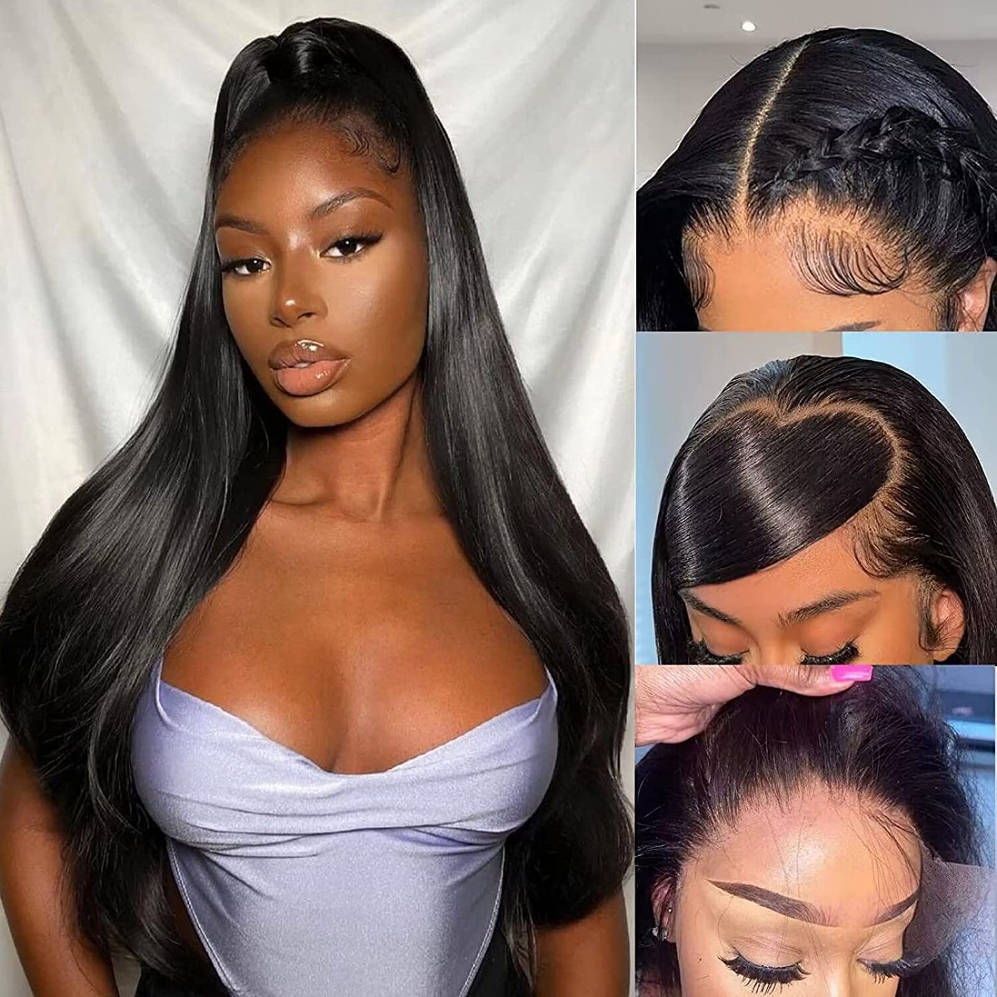 Straight 13x4 Transparent Lace Front Wig