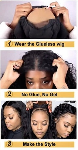 Wear-N-Go Glueless Deep Wave Wig