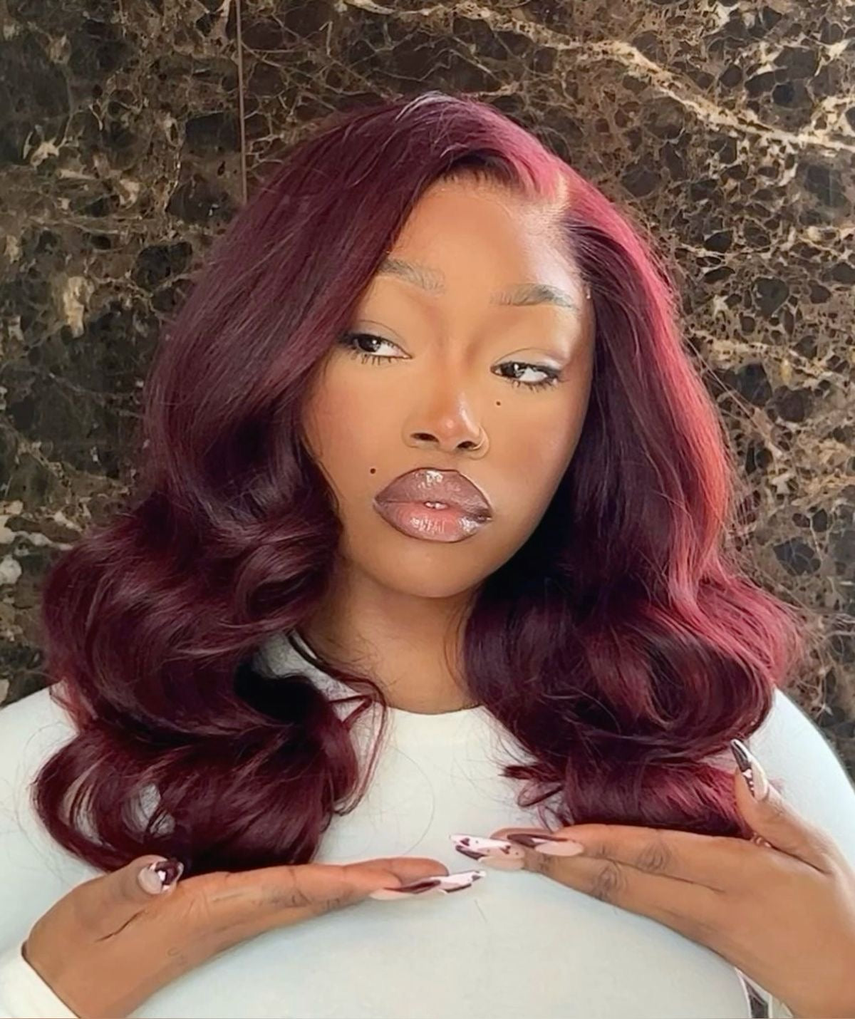 Ms. Berry Burgundy Lace Front Wig