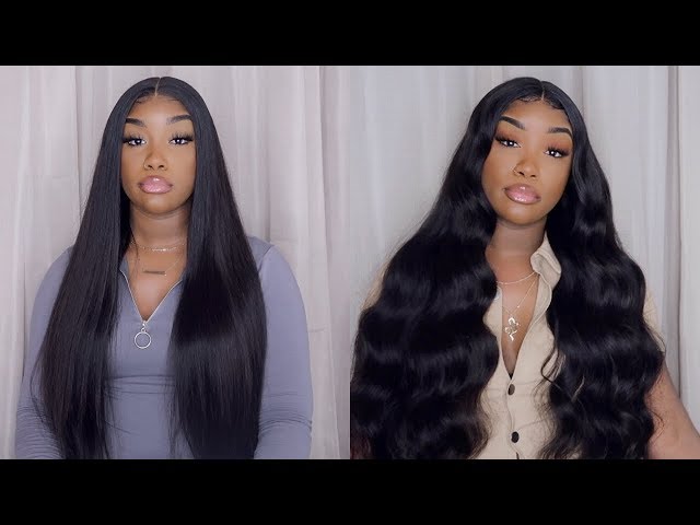 Can be straightened or curled. We recommend temperature (below 350°F), even Human Hair will be burned if the temperature is too high.