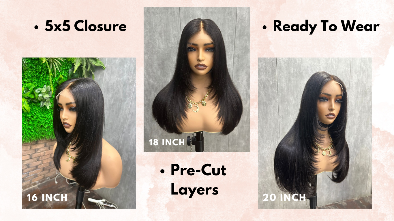 5x5 Lace Layer-Cut Star Wig