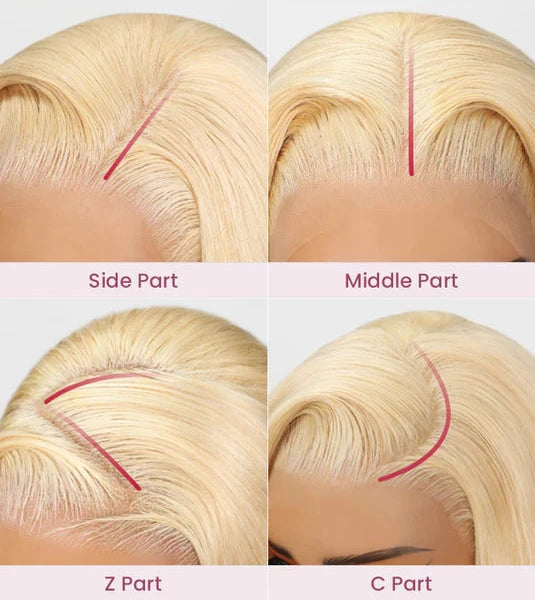 #613 Blonde Wig with 6x5 Lace