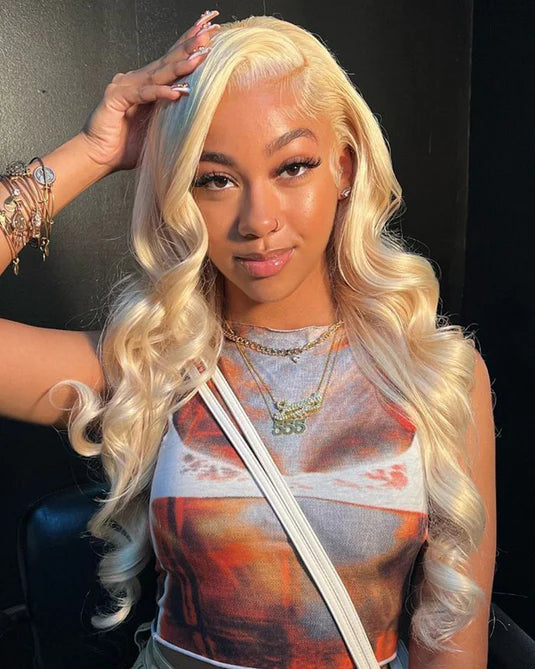 #613 Blonde Wig with 6x5 Lace