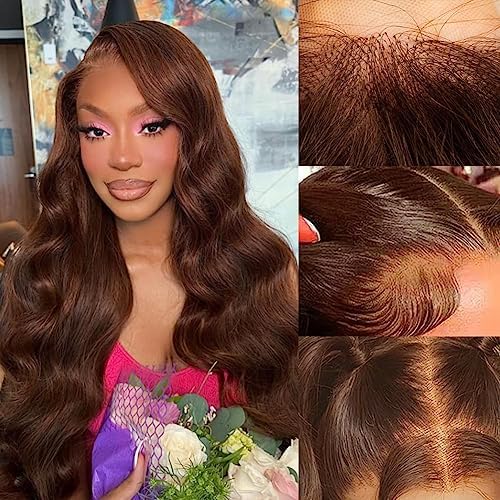 Chocolate Delight - Glueless Pre-Cut Colored Human Hair Wig