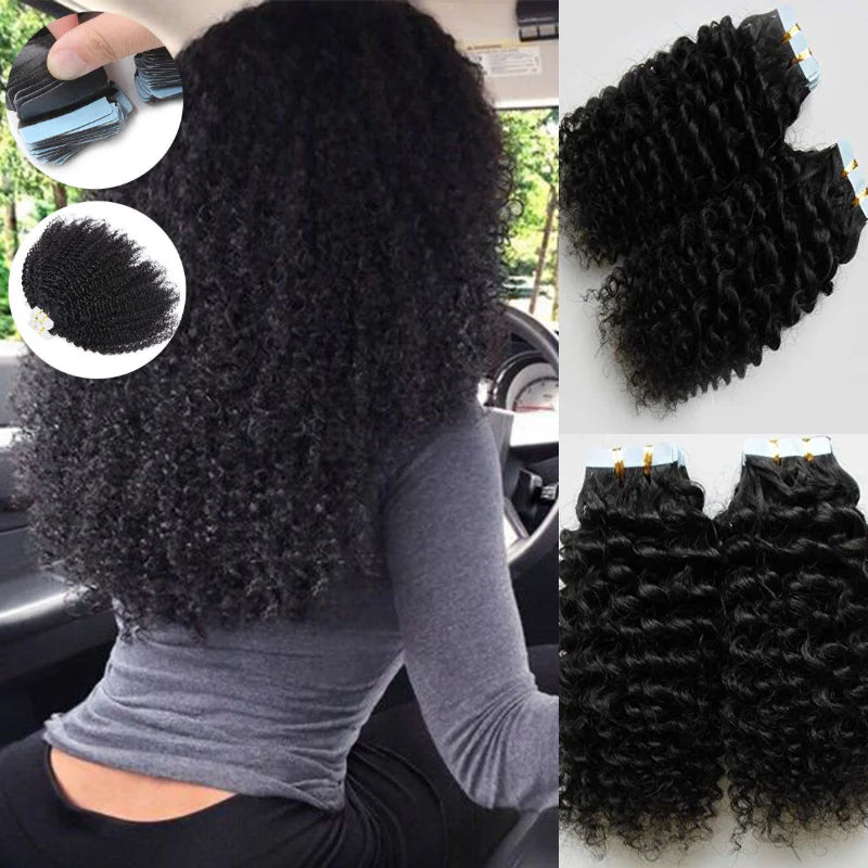 Afro Kinky Curly Tape-In Extensions
